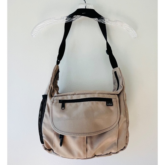 L.L. Bean Washable Tote Pockets Organizer Traveler Bag Shoulder Strap Medium - Picture 1 of 10
